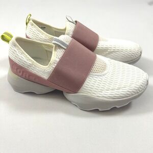 Sorel Shoes Kinetic Impact Strap Womens 8.5 White Pink NL4698-101 Mesh Sneakers